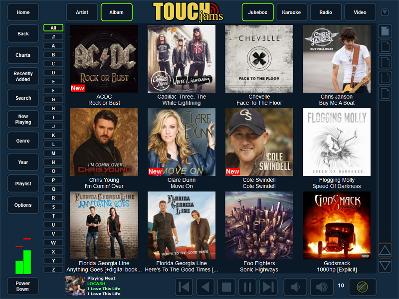 TouchJams allows you to easily turn your Windows PC into a digital jukebox.